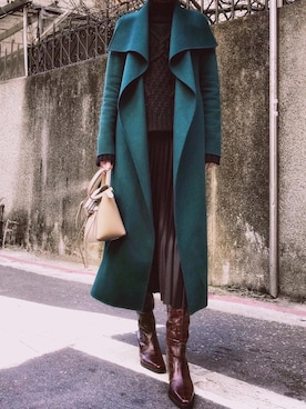 「Mackage（マッカージュ）のアイテム（ジャケット/アウター）」を使った、laurachangさん（レディース・165cm）の冬コーディネート
