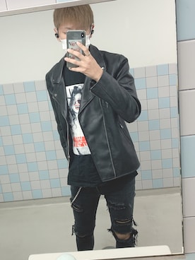 「M・A・C（マック）のアイテム（ジャケット/アウター）」を使った、SHOYA🧢さん（メンズ・178cm）の秋コーディネート