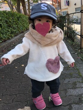 「WILL MERYのアイテム（その他トップス、ホワイト系）」を使った、riri(*^^*)さん（レディース）の秋コーディネート