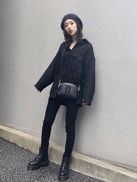 高村楓さん（レディース・161cm）の春コーディネート