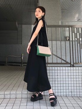 高村楓さん（レディース・160cm）の夏コーディネート