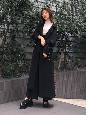 高村楓さん(レディース・161cm)の夏コーディネート