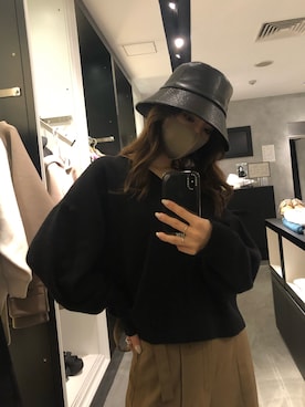 高村楓さん（レディース・161cm）の秋コーディネート