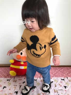 「SM2（エスエムツー）のアイテム（ジャケット/アウター）」を使った、aiさん（キッズ・80cm）の春コーディネート