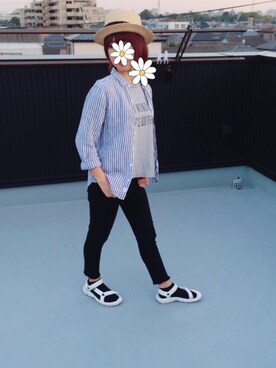 「blanchic（ブランシック）のアイテム」を使った、みのはさん（レディース・155cm）の春コーディネート