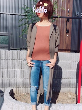 「blanchic（ブランシック）のアイテム」を使った、みのはさん（レディース・155cm）の春コーディネート