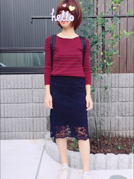 「blanchic（ブランシック）のアイテム」を使った、みのはさん（レディース・155cm）の春コーディネート