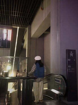 「停车场入口」｜Woo-Zhqyeah-さん（レディース・158cm）の冬コーディネート