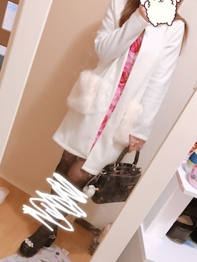 「bye bye（バイバイ）のアイテム（ジャケット/アウター）」を使った、なあたんさん（レディース・160cm）の冬コーディネート