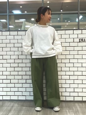 「アイテム（カチューシャ、ブラウン系）」を使った、shooojiさん（レディース・150cm）の春コーディネート