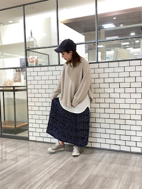 「PUAL CE CIN（ピュアルセシン）のアイテム（帽子）」を使った、shooojiさん（レディース・150cm）の春コーディネート