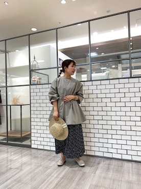 「PUAL CE CIN（ピュアルセシン）のアイテム（帽子）」を使った、shooojiさん（レディース・150cm）の春コーディネート