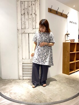 「花柄プリント」｜shooojiさん（レディース・150cm）の春コーディネート