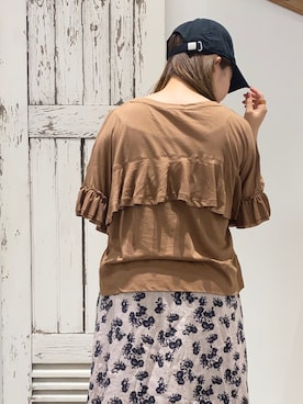 「PUAL CE CIN（ピュアルセシン）のアイテム（帽子）」を使った、shooojiさん（レディース・150cm）の夏コーディネート