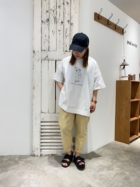 「PUAL CE CIN（ピュアルセシン）のアイテム（帽子）」を使った、shooojiさん（レディース・150cm）の夏コーディネート