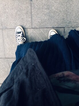 「CONVERSE（コンバース）のアイテム（アクセサリー）」を使った、Known0thingさん（レディース・162cm）の秋コーディネート