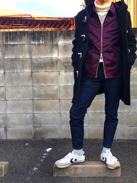 「HARE（ハレ）のアイテム（その他アウター）」を使った、So Oshimaさん（メンズ・171cm）の冬コーディネート