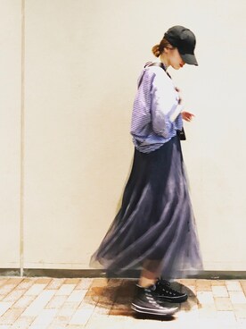 「KATHARINE ROSS（キャサリンロス）のアイテム（スカート）」を使った、gさん（レディース・168cm）の春コーディネート