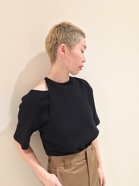 「G.V.G.V.（ジーヴィージーヴィー）のアイテム」を使った、FUJIMOTO AYAさん（レディース・160cm）の冬コーディネート