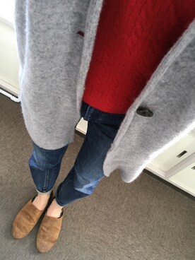 「VERO CUOIO（ヴェロキーオ）のアイテム」を使った、rinzuさん（レディース・165cm）の冬コーディネート