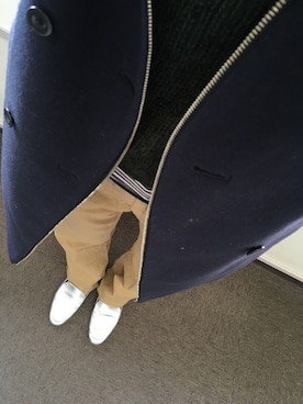 「united arrows」｜「アイテム（チェスターコート）」を使った、rinzuさん（レディース・165cm）の春コーディネート