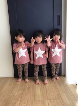 tnaさん(キッズ・80cm)の春コーディネート