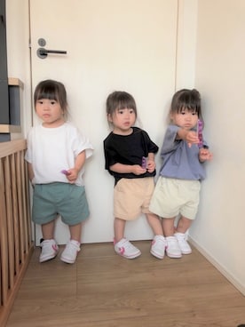 tnaさん(キッズ・80cm)の夏コーディネート