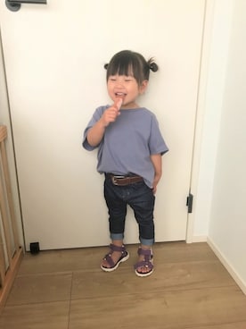 tnaさん(キッズ・80cm)の夏コーディネート