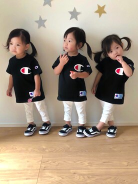 tnaさん（キッズ・80cm）の夏コーディネート