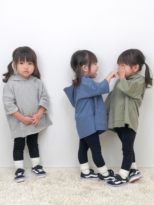 【試着のみ】【オンラインストア限定】ミニ裏毛レイヤードパーカー ミニ裏毛パーカー パーカー レディース トップス 長袖 無地・再入荷