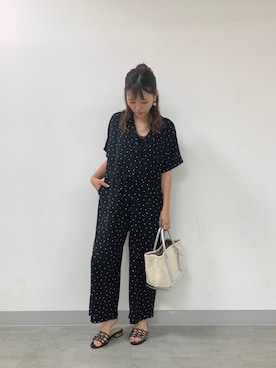 「DAIS-Y（デイジー）のアイテム」を使った、dais_y.chiさん（レディース・159cm）の夏コーディネート