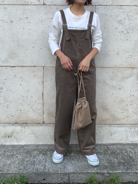 「DAIS-Y（デイジー）のアイテム」を使った、dais_y.chiさん（レディース・159cm）の秋コーディネート