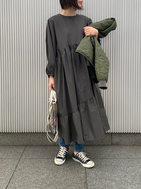 「DAIS-Y（デイジー）のアイテム」を使った、dais_y.chiさん（レディース・159cm）の秋コーディネート