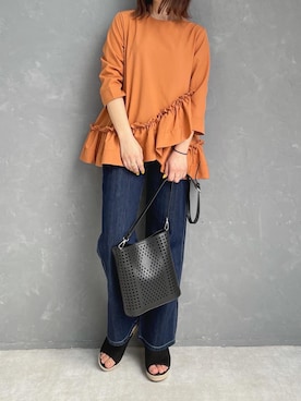 「DAIS-Y（デイジー）のアイテム」を使った、dais_y.chiさん（レディース・159cm）の春コーディネート