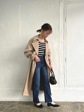 「DAIS-Y（デイジー）のアイテム」を使った、dais_y.chiさん（レディース・159cm）の春コーディネート