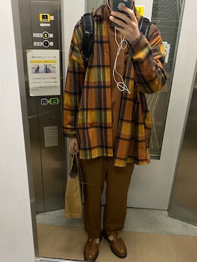 シロクマさん（メンズ・184cm）の冬コーディネート