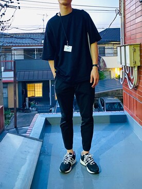 「エアリズム」｜シロクマさん（メンズ・184cm）の夏コーディネート