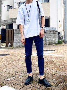 「なつゆずコーデ」｜シロクマさん（メンズ・184cm）の夏コーディネート