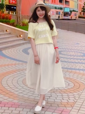 「ALDO（アルド）のアイテム（スリッポン）」を使った、ginnyさん（レディース・163cm）の春コーディネート