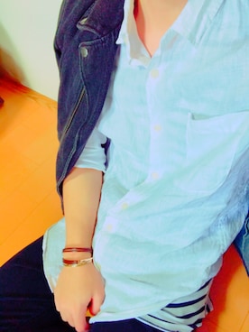 「アイテム（バングル/リストバンド）」を使った、shotaさん（メンズ・174cm・20代）の秋コーディネート