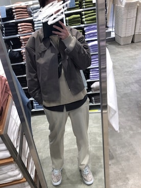 「リドム」｜「アイテム（ブルゾン）」を使った、yu_さん（メンズ・174cm）の秋コーディネート
