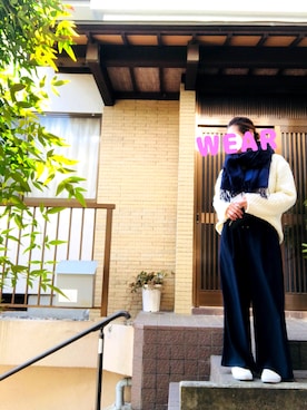 「Marc by Marc Jacobs（マークバイマークジェイコブス）のアイテム（ピアス（両耳用））」を使った、yukaさん（レディース・158cm）の冬コーディネート