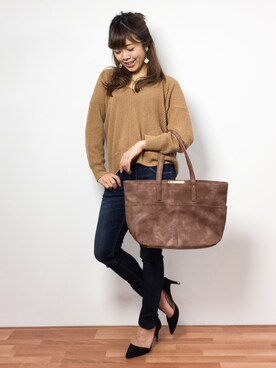 ARISAさん（レディース・155cm）の冬コーディネート