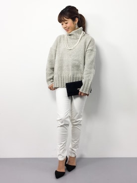 「dimorphotheca（ディモルフォセカ）のアイテム」を使った、ARISAさん（レディース・155cm）の冬コーディネート