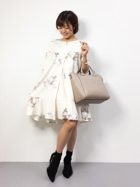 「interstaple（インターステイプル）のアイテム」を使った、ARISAさん（レディース・155cm）の冬コーディネート