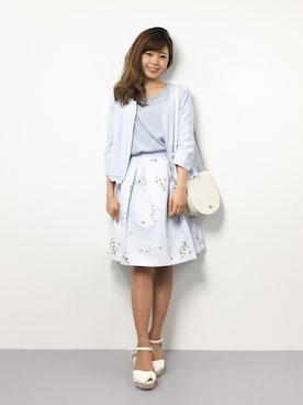 「LODISPOTTO（ロディスポット）のアイテム（ブルゾン）」を使った、ARISAさん（レディース・155cm）の冬コーディネート