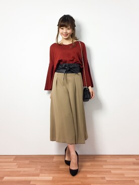 ARISAさん（レディース・155cm）の冬コーディネート