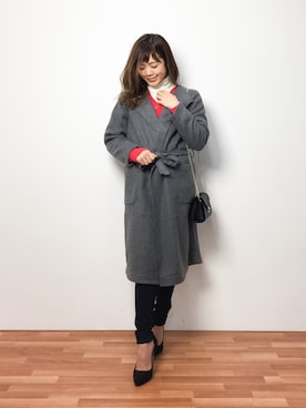「LBC（エルビーシー）のアイテム（その他アウター）」を使った、ARISAさん（レディース・155cm）の春コーディネート