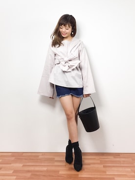 ARISAさん（レディース・155cm）の春コーディネート