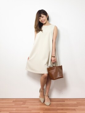 「La cle（ラクレ）のアイテム」を使った、ARISAさん（レディース・155cm）の春コーディネート